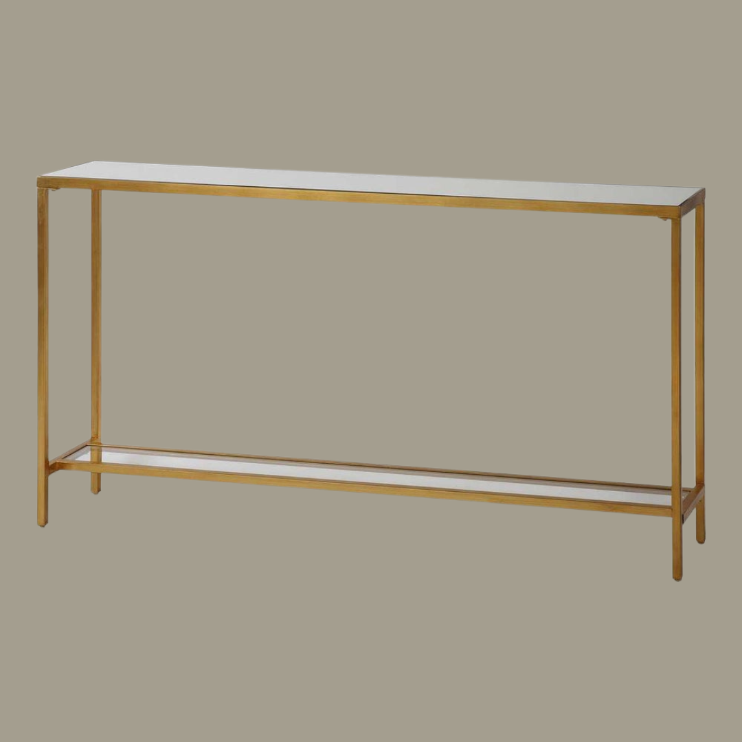 Hayley Console Table- Gold