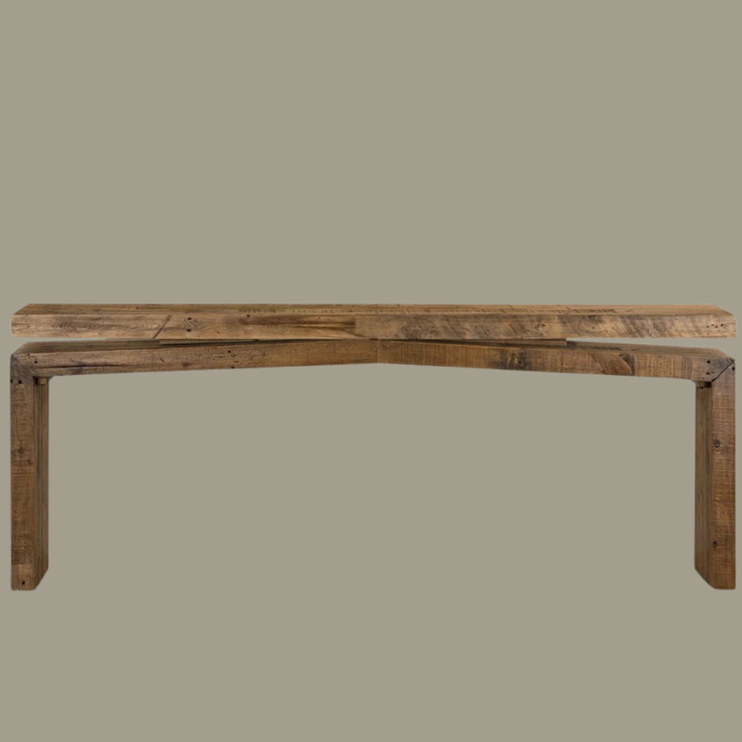 Split Top Console Table