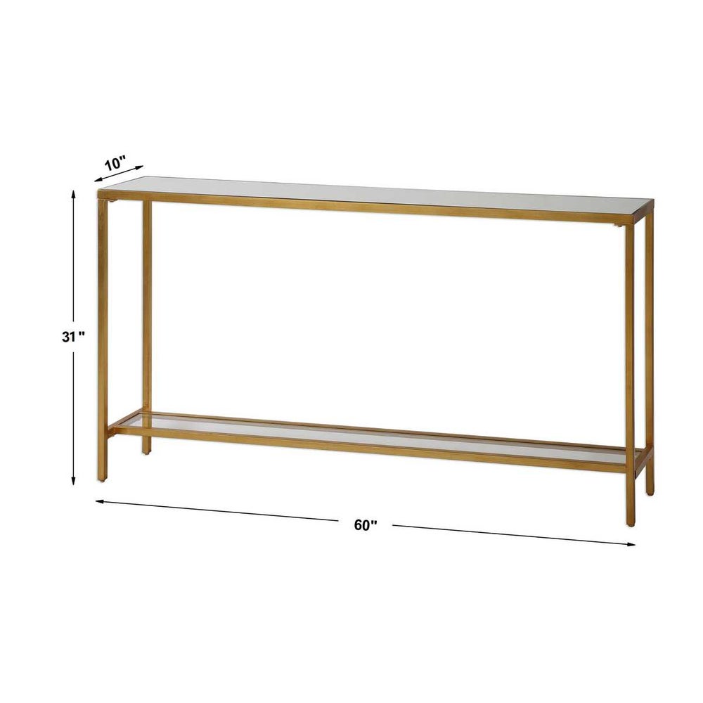 Hayley Console Table- Gold