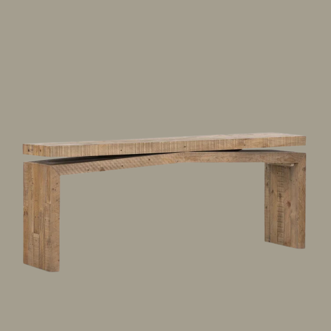 Split Top Console Table