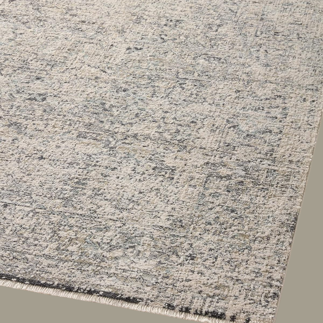 Amber Lewis x Loloi Alie Collection Stone/Mist Area Rug