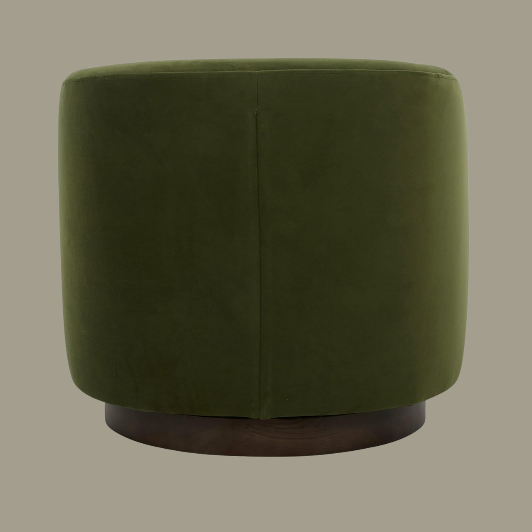 Swivel Accent Chair- Forest Green