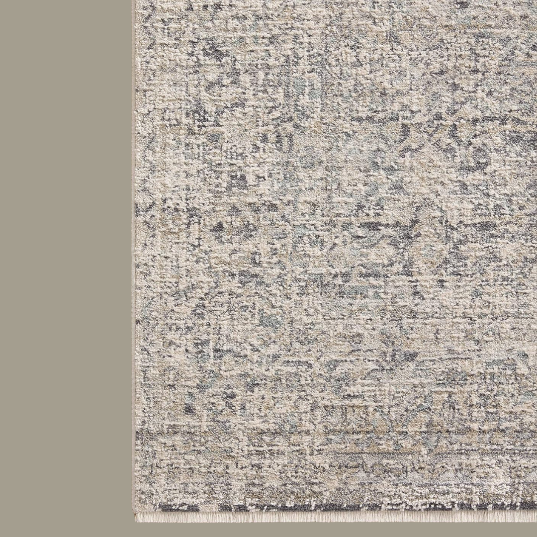 Amber Lewis x Loloi Alie Collection Stone/Mist Area Rug