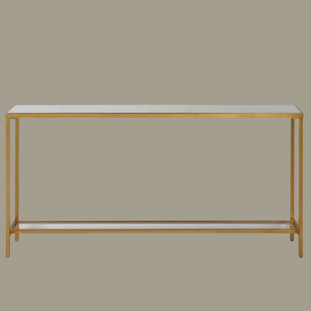 Hayley Console Table- Gold